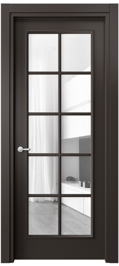 Дверь межкомнатная Paris 8102 Матовый антрацит Прозрачное стекло Гладкий наличник МАН Цена 61599 ₽ Наличники уже входят в базовый комплект. Фабрика дверей Волховец 8 (800) 551 43 19 Межкомнатная дверь Paris 8102 Матовый антрацит Прозрачное стекло Цена 61599 ₽| Volhovec