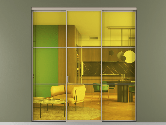 Алюминевая перегородка АЛПР 040.03_АБСК_ПРОЗ ЖЕЛ_new. Цвет Алюминий бисквитный. Материал Алюминий в эмали. Коллекция Перегородка Formato внутри проёма 3 створки. Фото. Алюминевая перегородка АЛПР 040.03_АБСК_ПРОЗ ЖЕЛ_new. Цвет Алюминий бисквитный. Материал Алюминий в эмали. Коллекция Перегородка Formato внутри проёма 3 створки. Картинка.