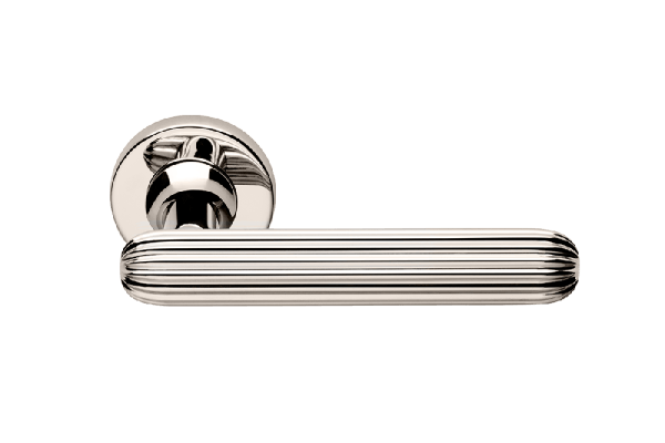 Ручки для межкомнатных дверей Ручка дверная Цеппелин. Цвет Полированный никель. Коллекция Цеппелин. Фото. Ручки для дверей Ручка дверная Цеппелин. Цвет Полированный никель. Коллекция Цеппелин. Картинка.